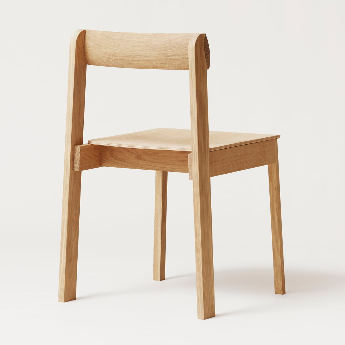 Chaise Form &amp; Refine de catégorie B, fauteuil, chaise en bois, chêne huilé, marron, Hallingdal 65 meubles