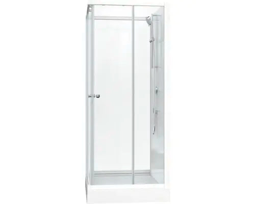 B-Ware Form & Style Komplettdusche Duschkabine Fertigdusche Bora Bora Weiß Badezimmer