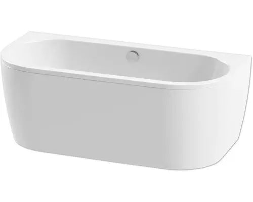 B-Ware Form & Style Badewanne Wanne Vorwand Ovale Badewanne Back To Wall 160 X 75 Cm - 4306516023868