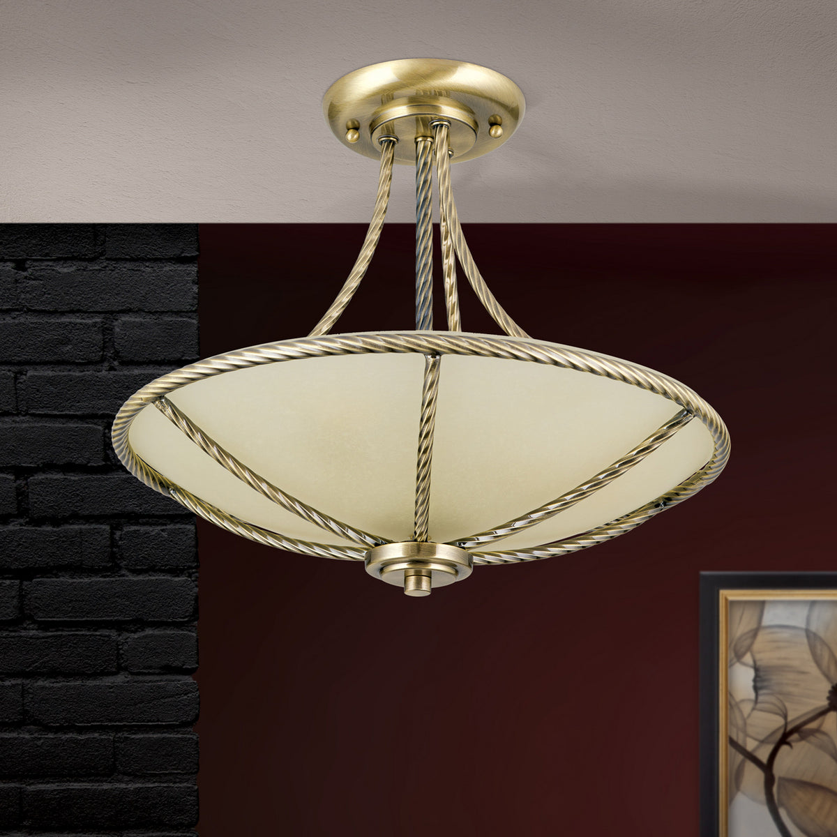 Formvollendete Deckenleuchte Galina Lampe Leuchte LED Wohnzimmer Beleuchtung - 9003090229727