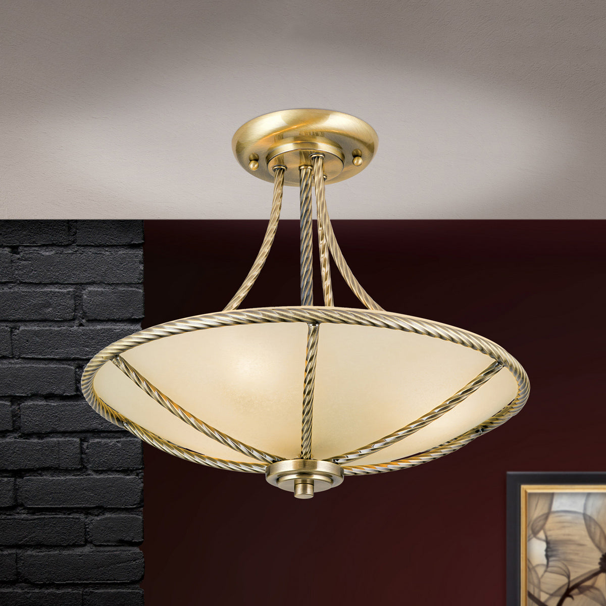 Formvollendete Deckenleuchte Galina Lampe Leuchte LED Wohnzimmer Beleuchtung - 9003090229727