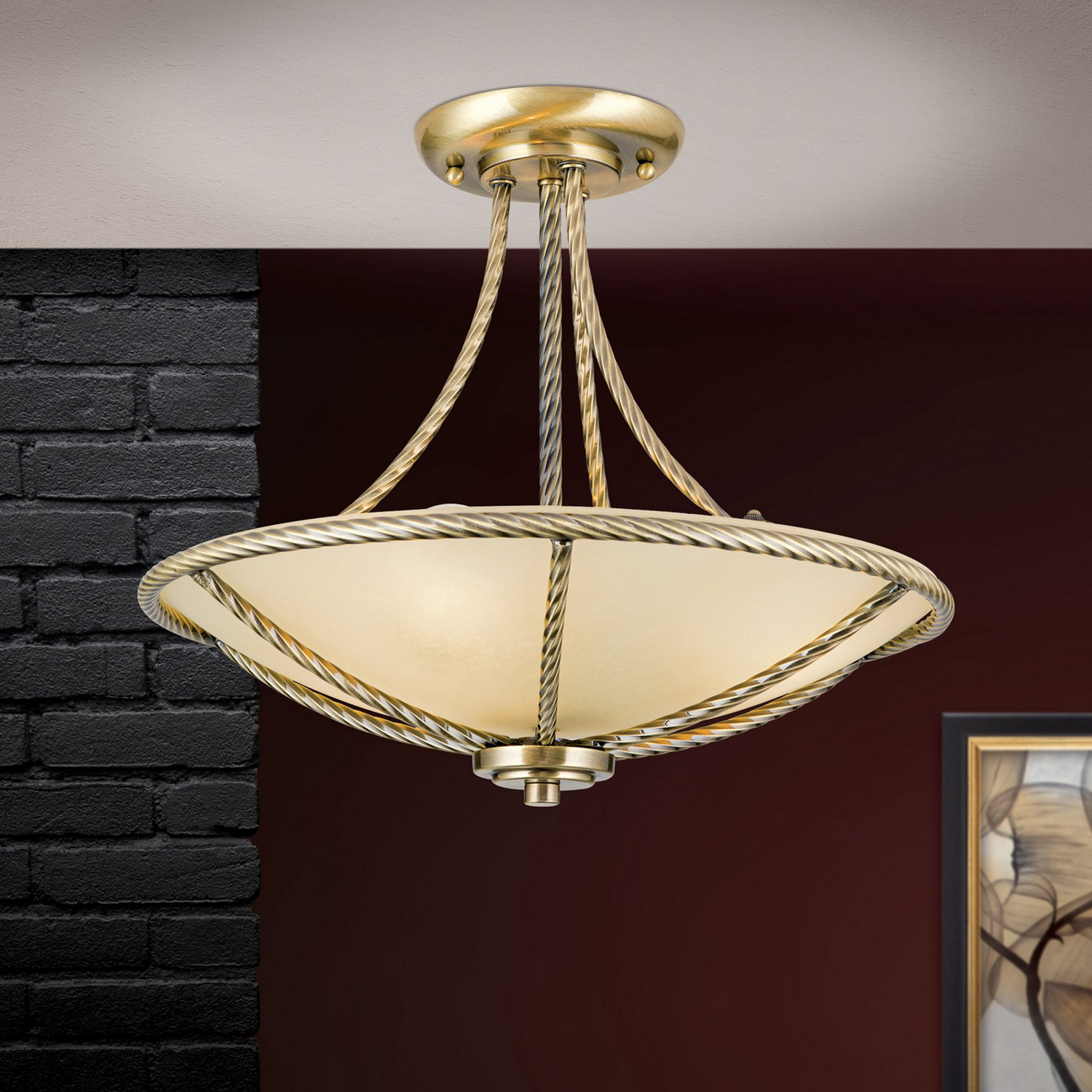 B-Ware Formvollendete Deckenleuchte Galina Lampe Leuchte Led Wohnzimmer Beleuchtung - 9003090229727