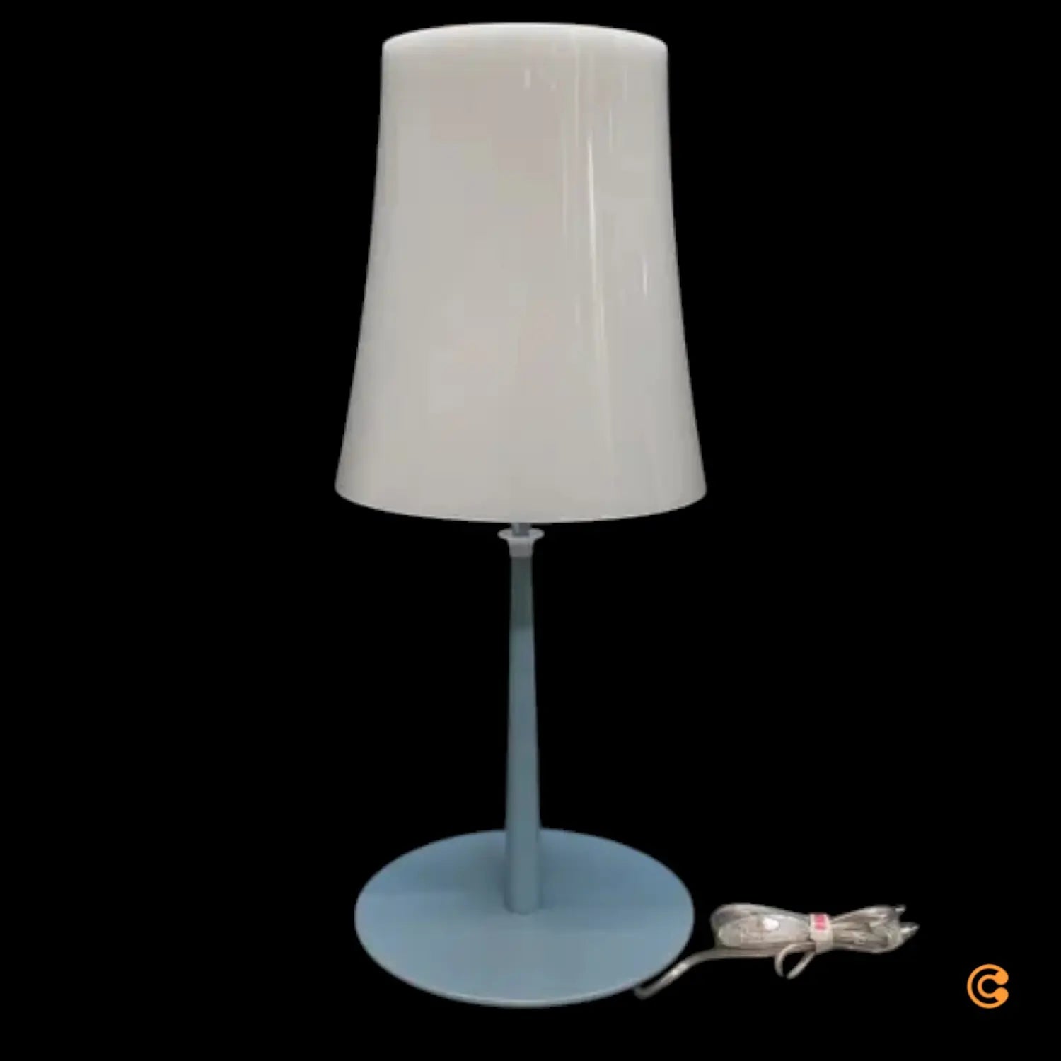 Foscarini Birdie Easy Grande Tischlampe Tischleuchte Nachttischlampe Blau E27 B-Ware - 8025594124439