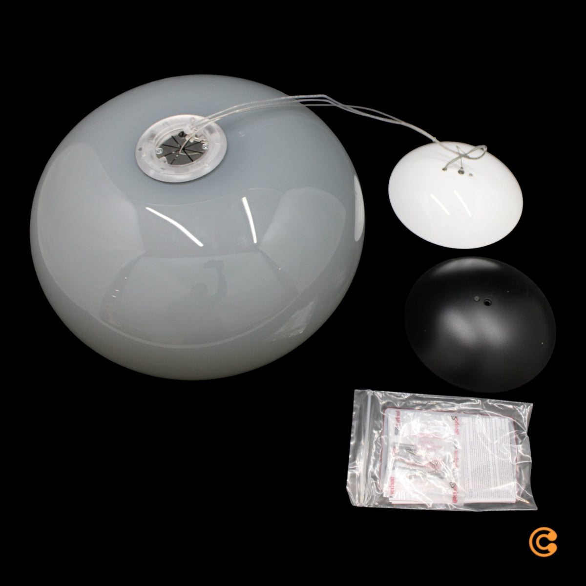 Foscarini Buds 2 LED Pendelleuchte Hängelampe grau Beleuchtung SIEHE TEXT/FOTO - 8025594177299