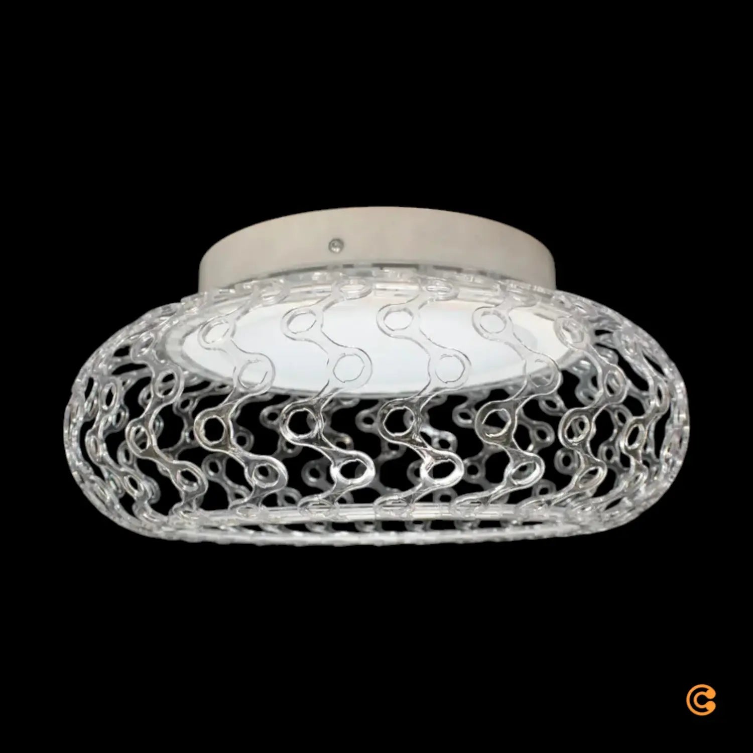 B-Ware Foscarini Caboche Plus Led Deckenleuchte Kronleuchter Dimmbar Transparent ø50cm - 8025594135480