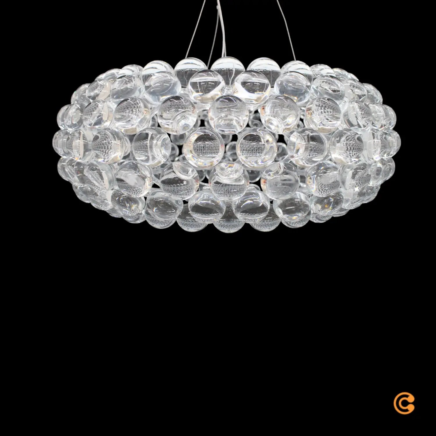 B-Ware Foscarini Pendelleuchte Hängeleuchte Caboche Plus Media Klar R7s Lampe ø 50 Cm - 3560458