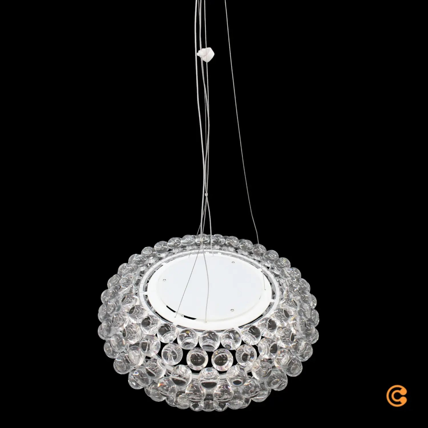 B-Ware Foscarini Pendelleuchte Hängeleuchte Caboche Plus Media Klar R7s Lampe ø 50 Cm - 3560458