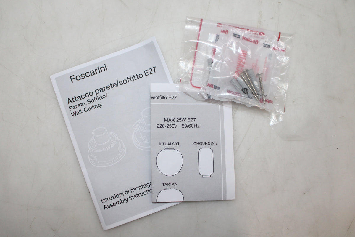 Foscarini Pendelleuchte Hängelampe Chouchin 3 Lampe Weiß LED SIEHE TEXT/FOTO - 8025594166545