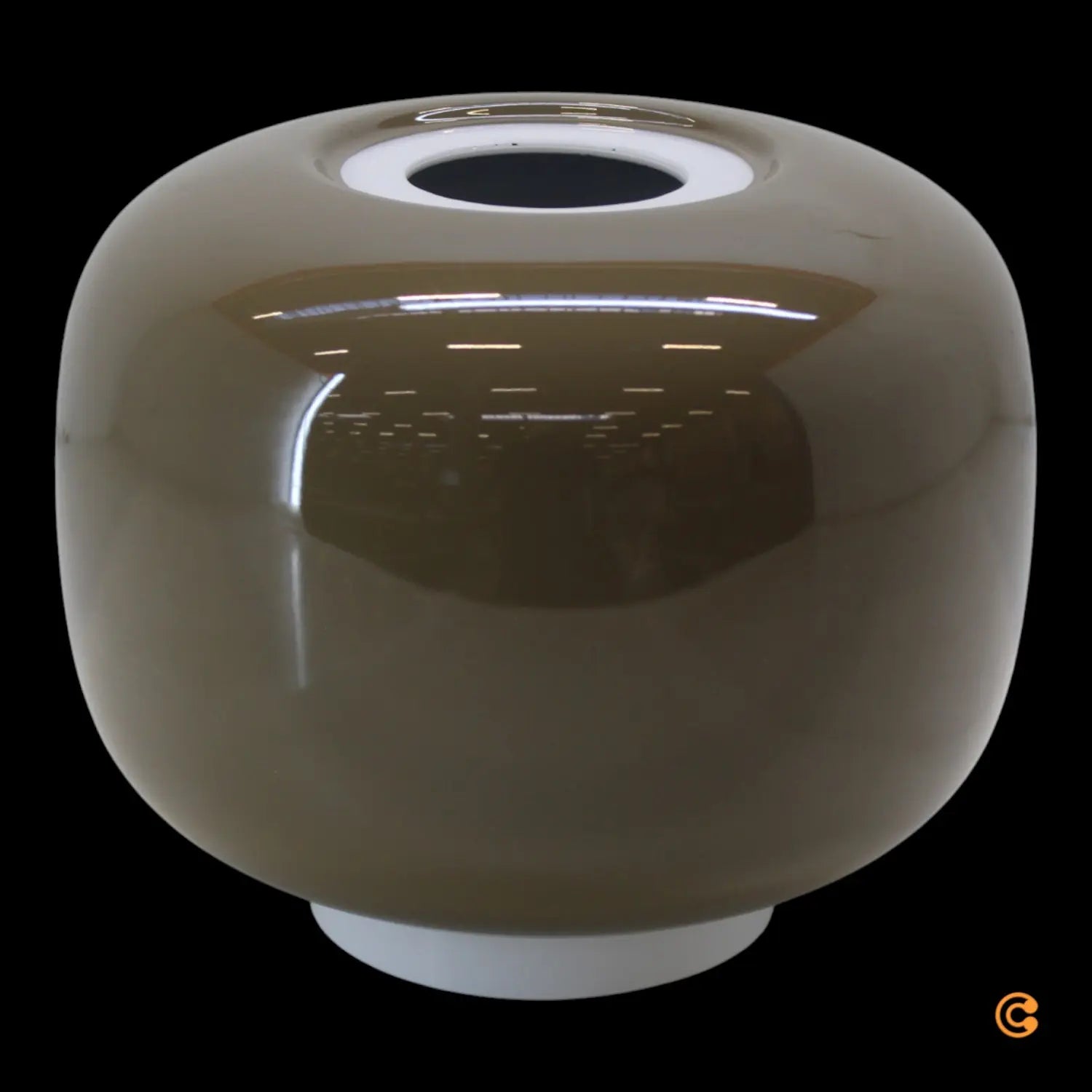 B-Ware Foscarini Chouchin 3 Lampenschirm Hängeleuchte Grau Glas Durchmesser 30cm - 8025594081015