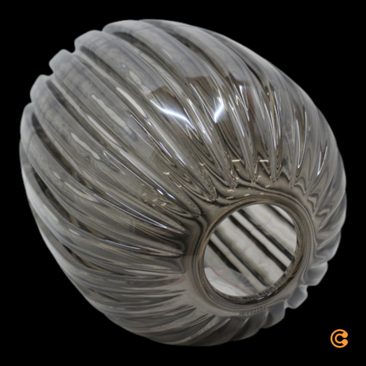 Foscarini Lampenschirm Ersatzschirm Plass Media grau Polycarbonat 49,5 cm - 8025594078237