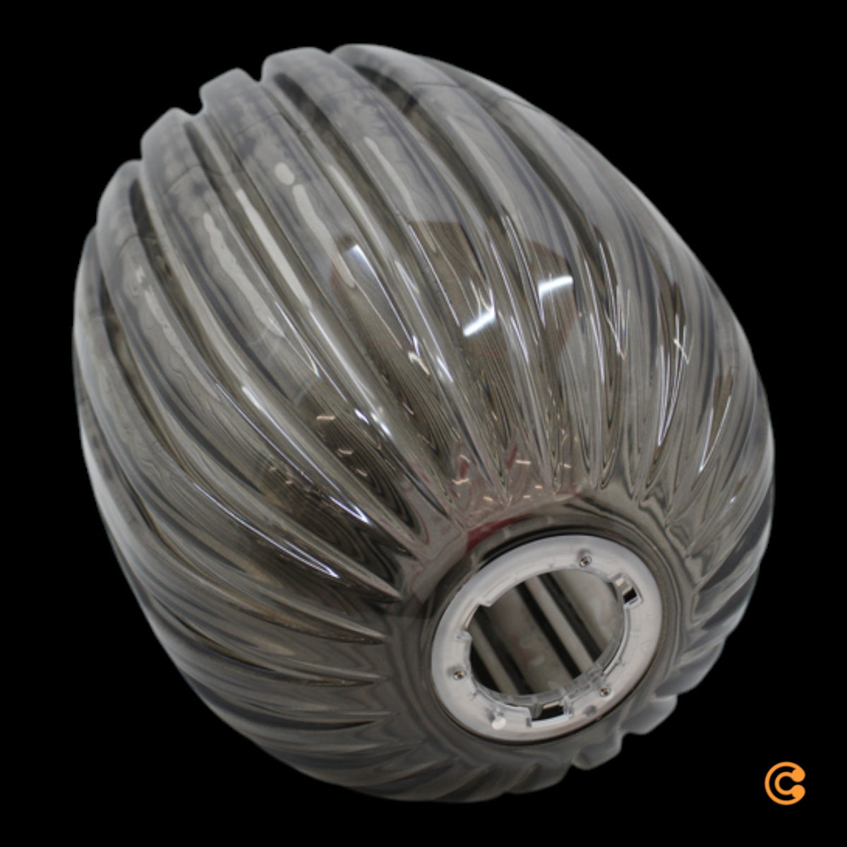 Foscarini Lampenschirm Ersatzschirm Plass Media grau Polycarbonat 49,5 cm - 8025594078237