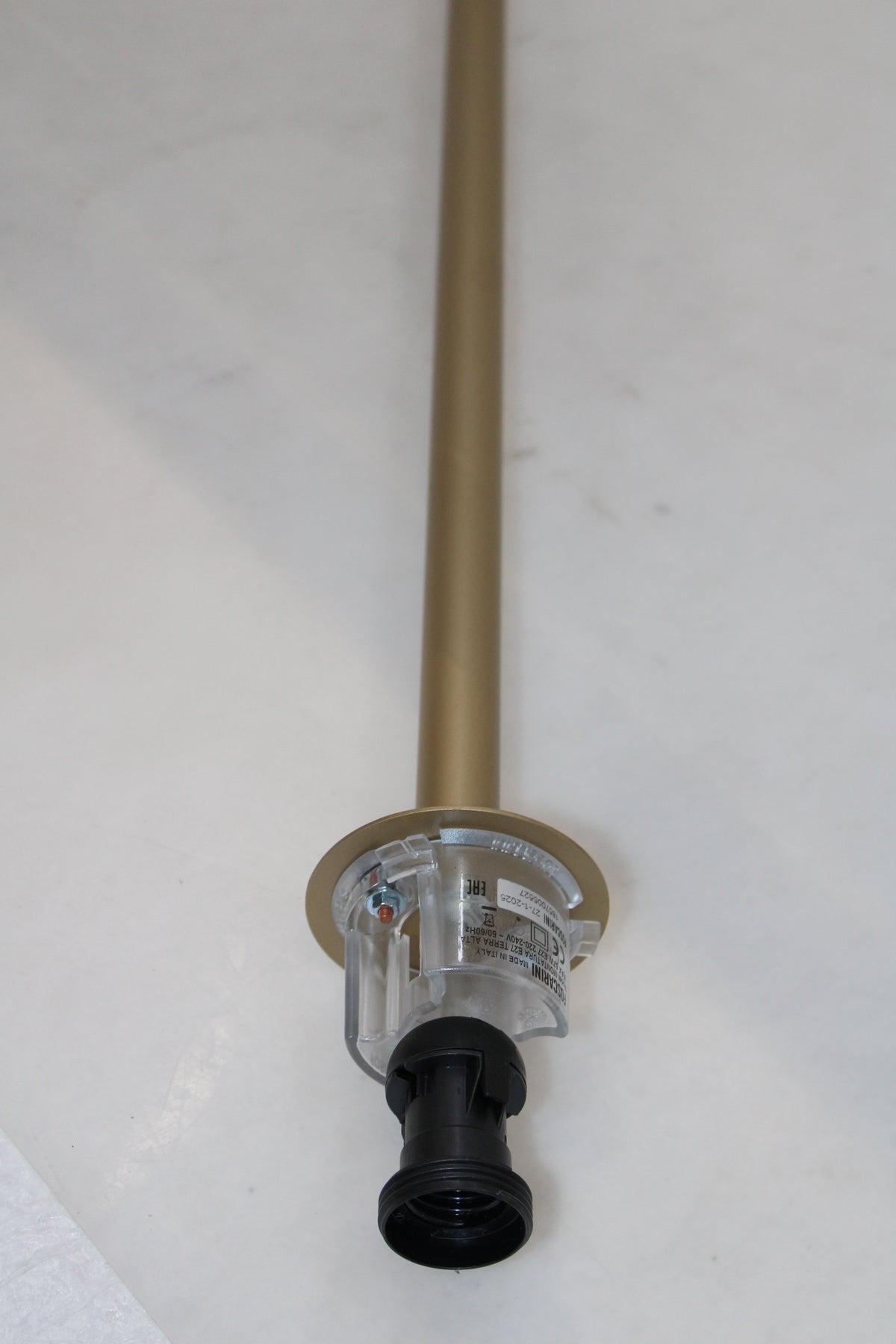 Foscarini Stehlampe Stehleuchte Gem E27 Gold Weiß Glas Lampe SIEHE TEXT/FOTO - 8025594113815
