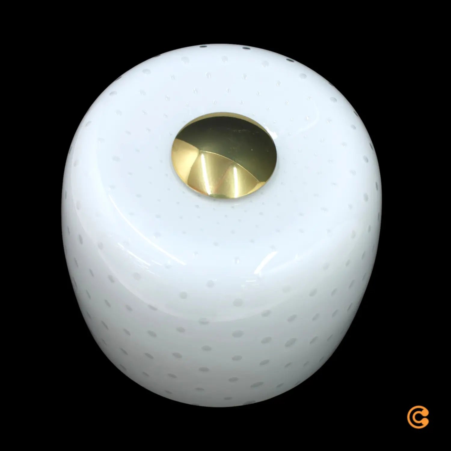 B-Ware Foscarini Tischleuchte Lampe Lumiere Glas Creme Weiß Designleuchte Dimmbar 35 Cm - 8025594153002