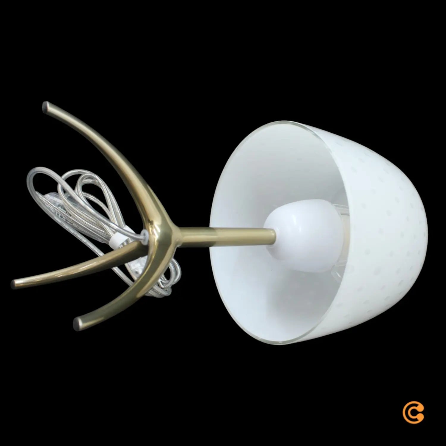 B-Ware Foscarini Tischleuchte Lampe Lumiere Glas Creme Weiß Designleuchte Dimmbar 35 Cm - 8025594153002