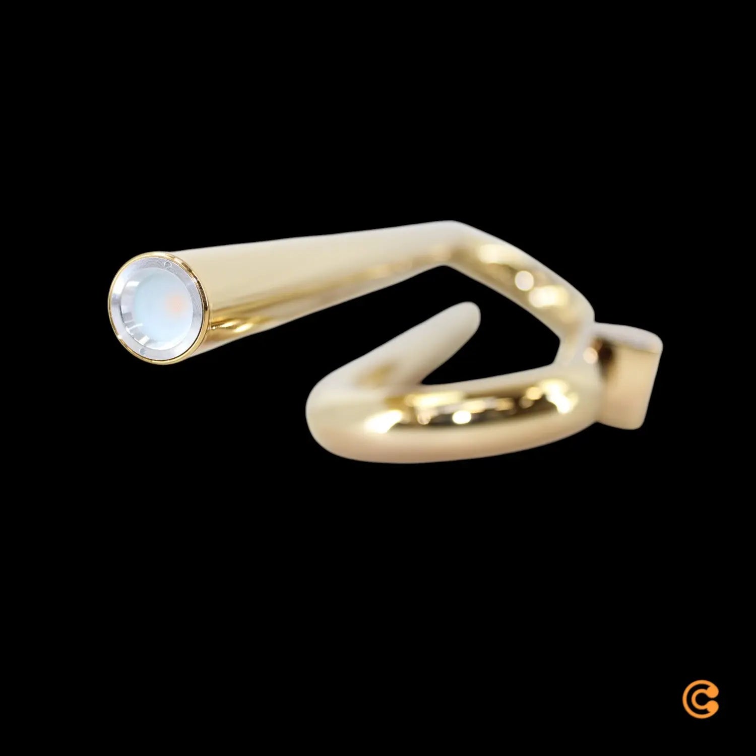 B-Ware Foscarini Wandleuchte Wandlampe Led Tobia Gold Kabel Stecker Warmweiß 40 Cm - 8025594108293