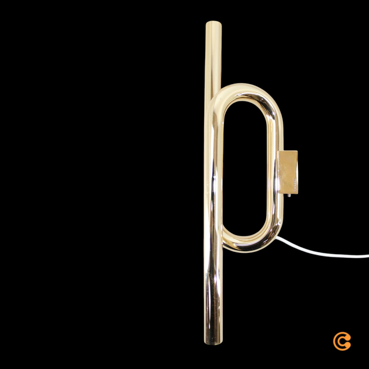 Foscarini Wandleuchte Wandlampe LED Tobia Gold Kabel Stecker Warmweiß 40 cm - 8025594108293