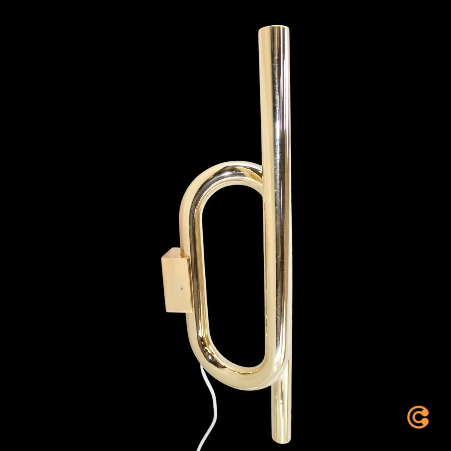 B-Ware Foscarini Wandleuchte Wandlampe Led Tobia Gold Kabel Stecker Warmweiß 40 Cm - 8025594108293