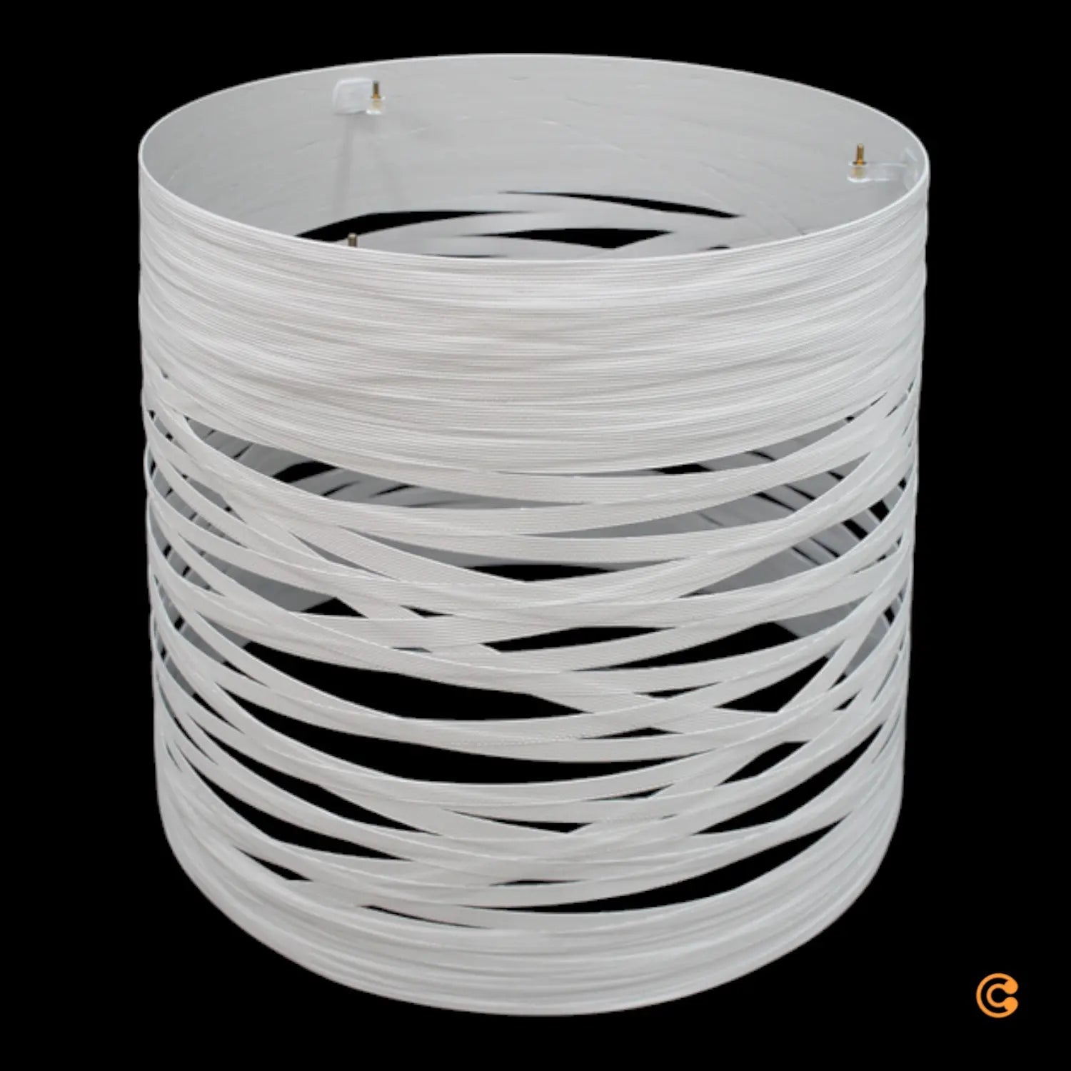 B-Ware Foscarini Tress Grande Led Hängeleuchte Lampenschirm 48x41cm Greige Grau Beige - 8025594066050