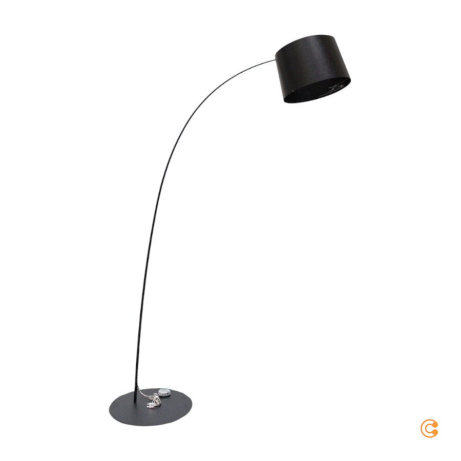 Foscarini Twiggy Bogenleuchte Standleuchte Stehlampe Lampe Dimmbar Schwarz E27 B-Ware - 4250298719436