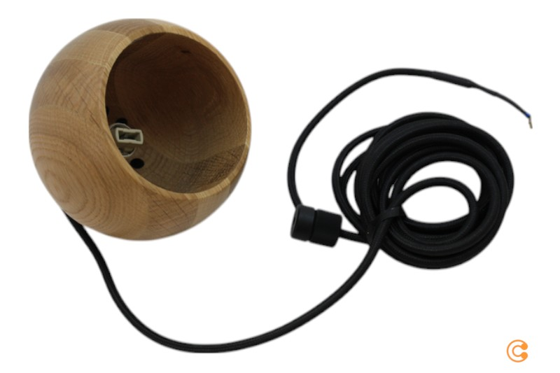 Frandsen Pendelleuchte Hängeleuchte Ball Eiche Natur ø 12 Cm Siehe Text/Foto B-Ware - 5702410540194