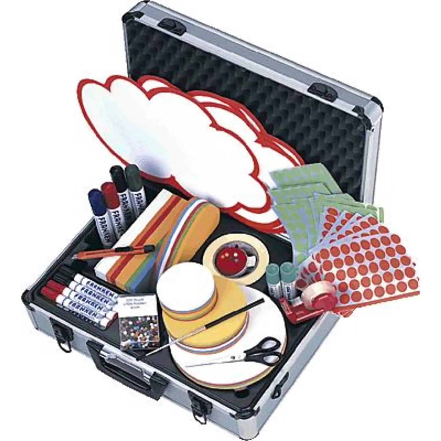B-Ware Franken Moderatorenkoffer Umk Moderationskoffer Profi Aluminium 2500 Teile - 4016946060073