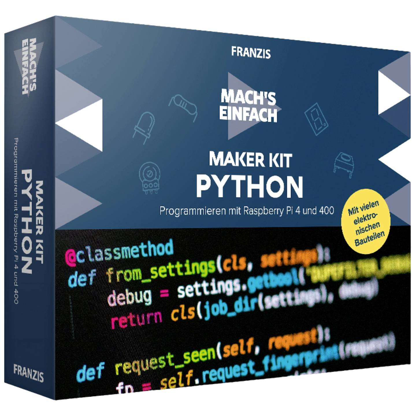 B-Ware Franzis Verlag Maker Kit Set Python Programmieren Raspberry Pi 14 Jahre Carton - 4019631671837