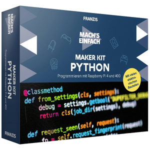 B-Ware Franzis Verlag Maker Kit Set Python Programmieren Raspberry Pi 14 Jahre Carton