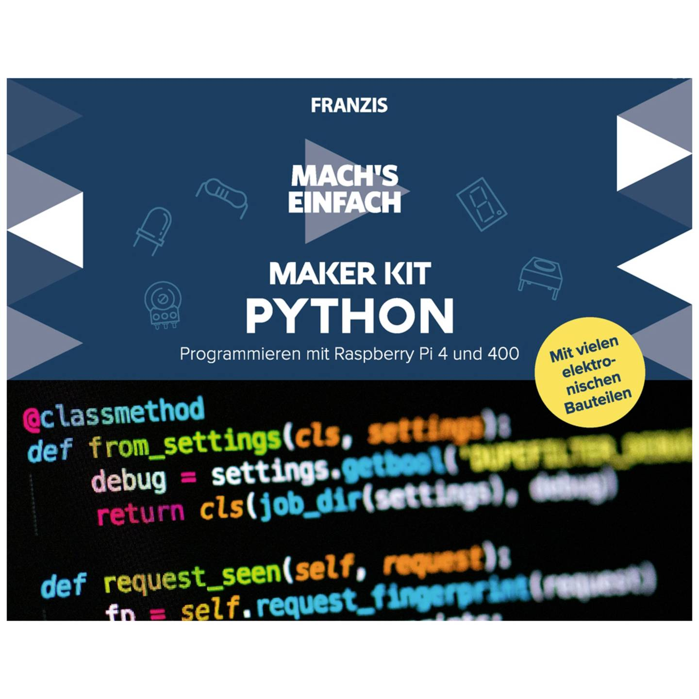 B-Ware Franzis Verlag Maker Kit Set Python Programmieren Raspberry Pi 14 Jahre Carton - 4019631671837