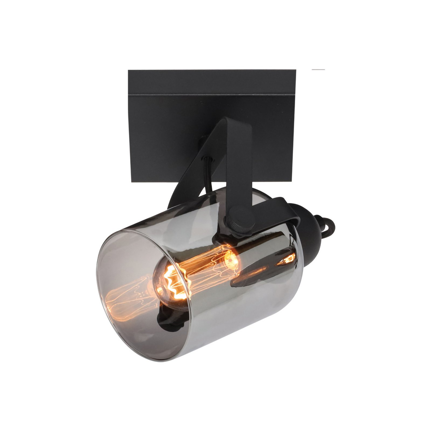 Freelight Deckenstrahler Lampe Fumoso Schwarz Rauchgrau E27 Siehe Text/Foto B-Ware - 8720143023187