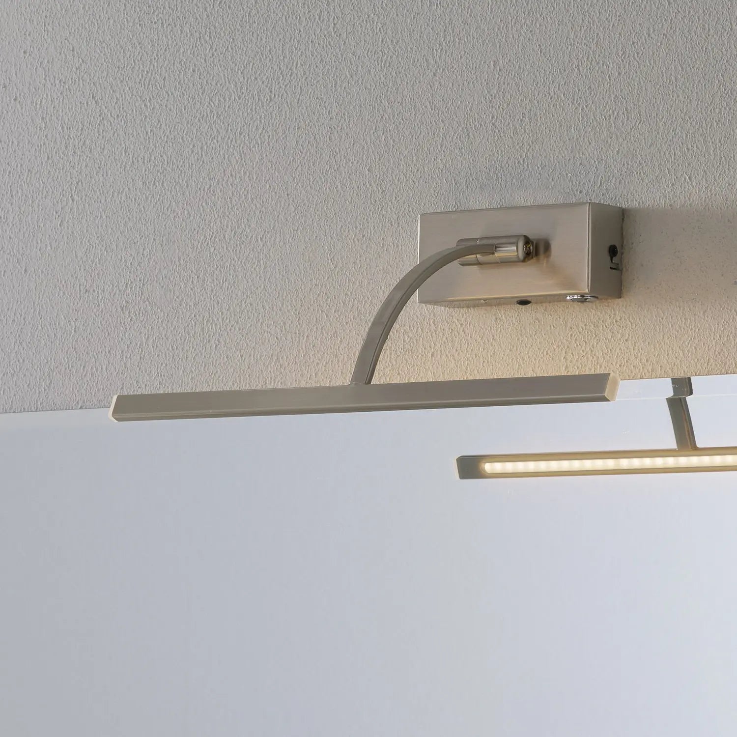 B-Ware Freelight Wandleuchte Wandlampe Led Silber Matisse Schalter Dimmer Verstellbar