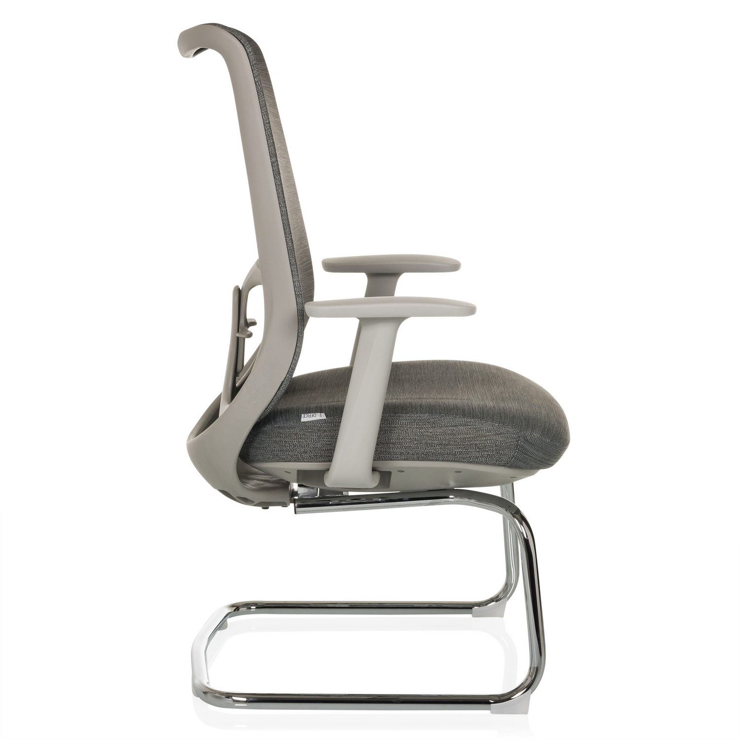 B-Ware Hjh Office Freischwinger Besucherstuhl Grau Netzstoff Lordosenstütze Meetings - 4064323037262