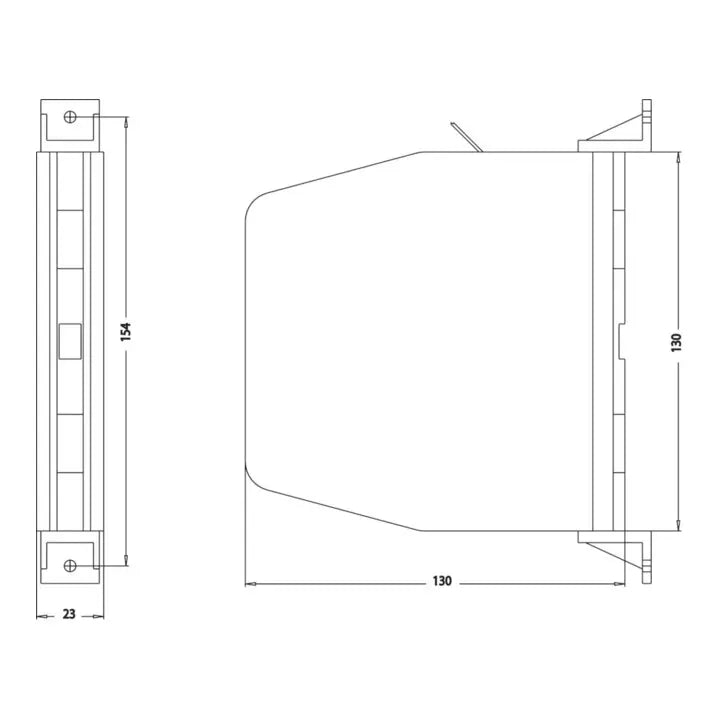 B-Ware Fridavo Gurtaufroller Rolladenwickler Weiß Kunststoff Fenster Band Max 14mm 74 A - 4015912677413