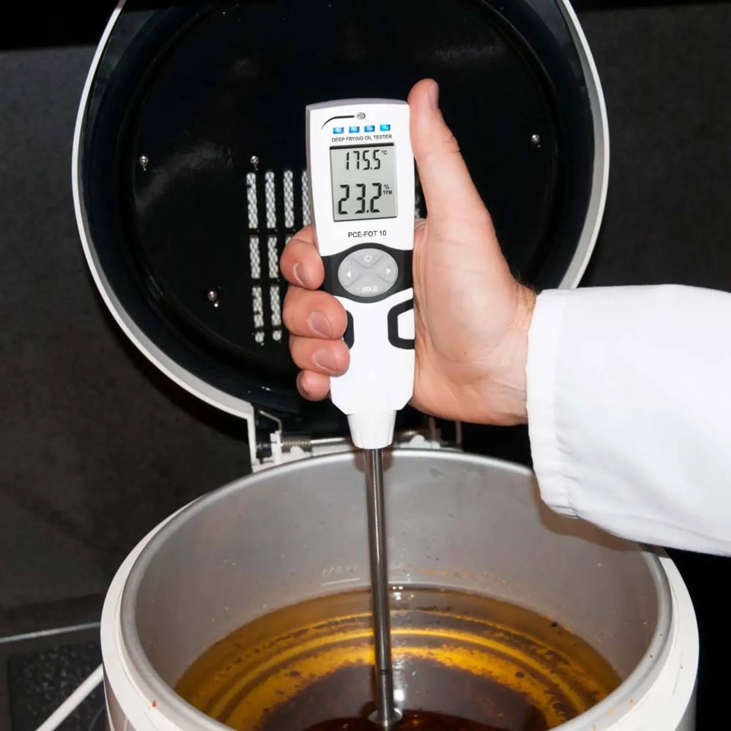 B-Ware Pce Instruments Pce Fot 10 Frittieröltester 30   200 °C Ip65 Temperaturmessge28 - 4250348718082