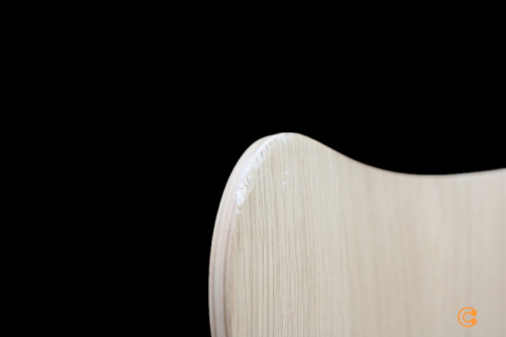 Fritz Hansen Serie 7 Stuhl Chrom / Eiche Natur Küchenstuhl Sitz Siehe Text/Foto B-Ware - 4250298702704