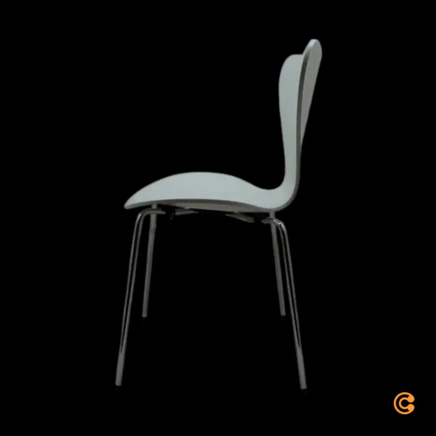 B-Ware Fritz Hansen Stuhl Serie 7 Special Edition 2025 Hellgrün Chrom Siehe Text/Foto - 5702370265595