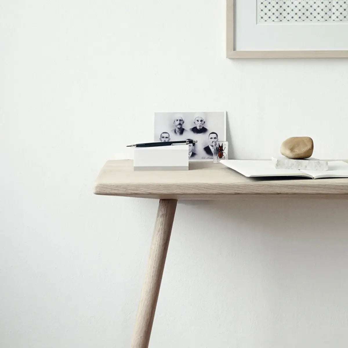 B-Ware Schreibtisch Tisch Fritz Hansen Skagerak Georg Eiche Natur Arbeitsplatz Holz - 5706420074601