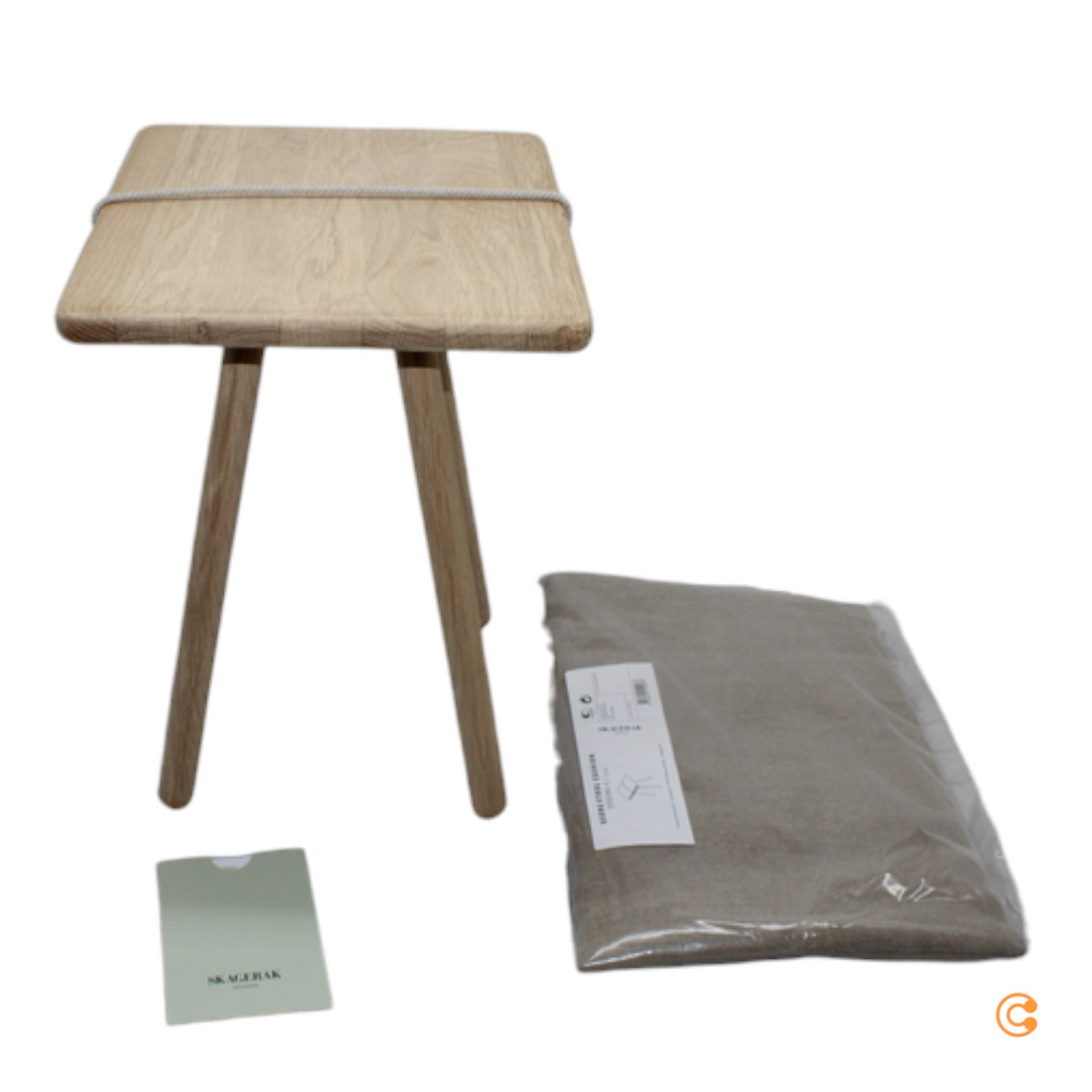 Skagerak Georg Hocker Sitz Sitzhocker Fußhocker Beistellhocker Siehe Text/Foto B-Ware - 5706420110453