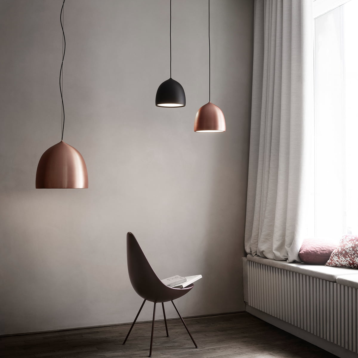 Fritz Hansen Pendelleuchte Hängelampe Suspence Lampe Esstisch Matt Defektware D-Ware - 5702371006128