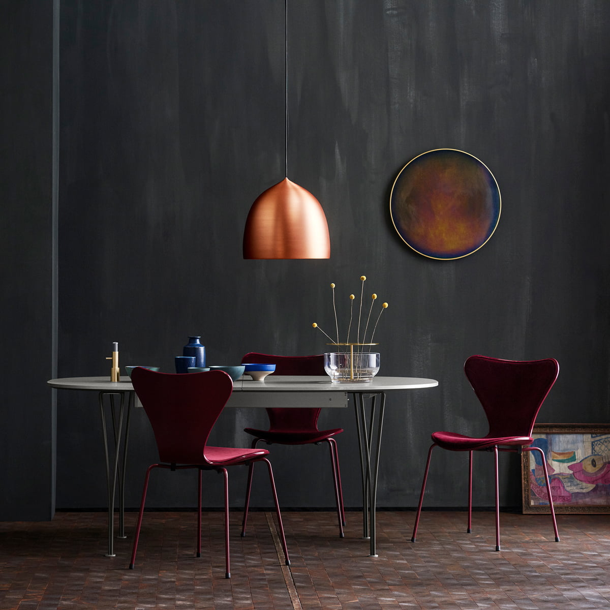Fritz Hansen Pendelleuchte Hängelampe Suspence Lampe Esstisch Matt Defektware D-Ware - 5702371006128