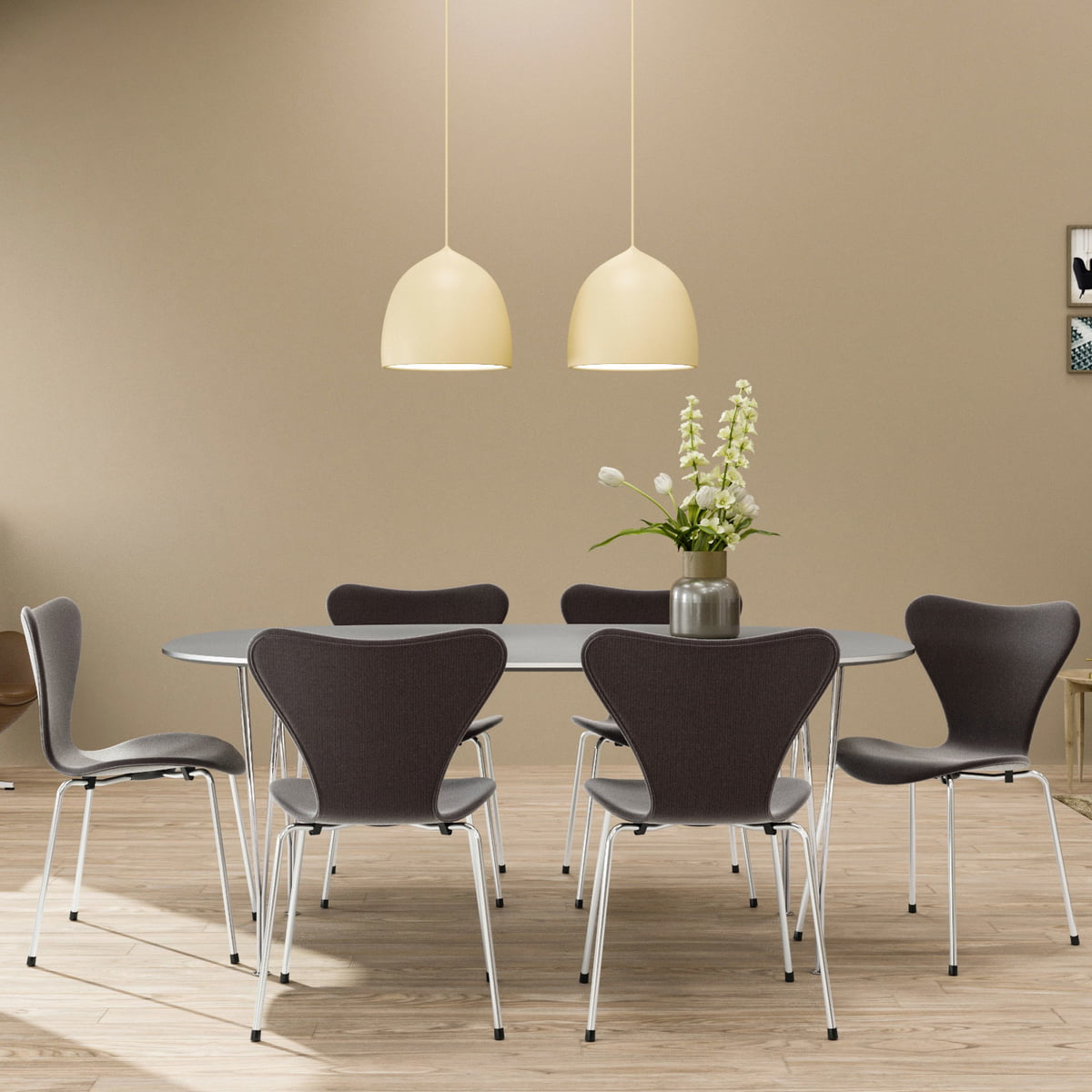 Fritz Hansen Pendelleuchte Hängelampe Suspence Lampe Esstisch Matt Defektware D-Ware - 5702371006128