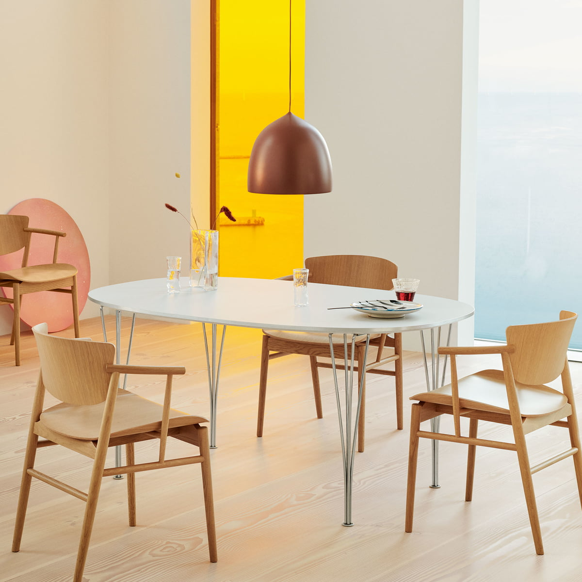 Fritz Hansen Pendelleuchte Hängelampe Suspence Lampe Esstisch Matt Defektware D-Ware - 5702371006128