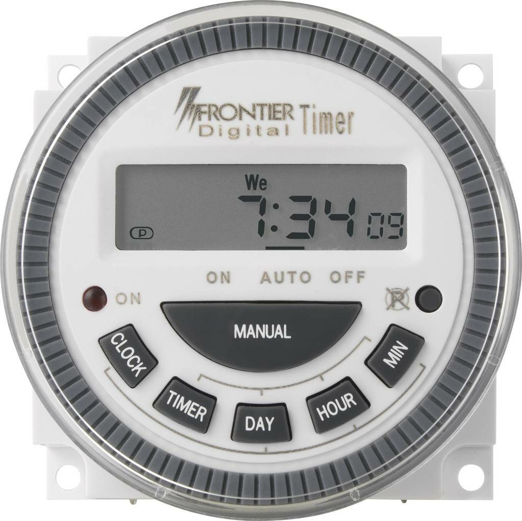 Frontier Fronttafeleinbau Zeitschaltuhr Hutschiene Digital 230 V/Ac 16 A/250 V B-Ware - 4064161077420