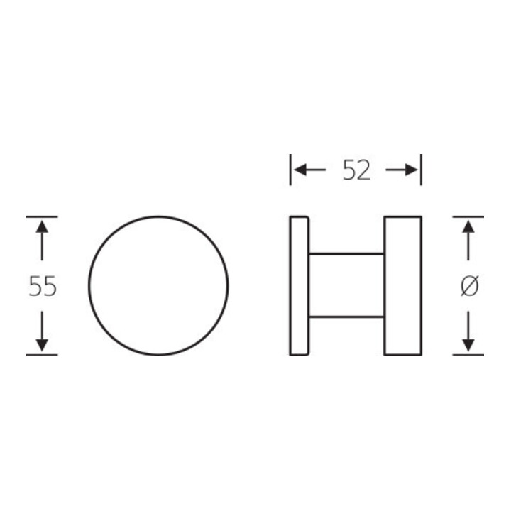 B-Ware Fsb Türknopf Knauf Edelstahl Wechselstift Rosette 23 0829 03400 Va 6204 Ger - 4015354779713