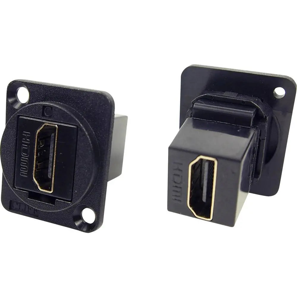 B-Ware Cliff Adapter Verbinder Hdmi Adapter Hdmi Auf Hdmi Buchse Einbau Schwarz 4 Stück - 2050003607964