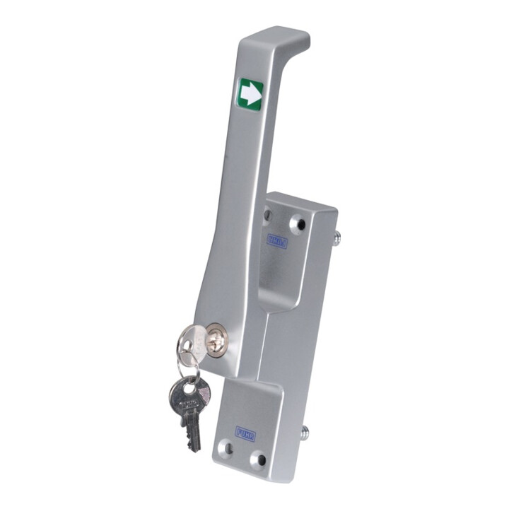 B-Ware Fuhr Türtreibr Türfeststeller Standflügel Silber Eloxiert Rundstange 10mm 970 Z - 4033449064629