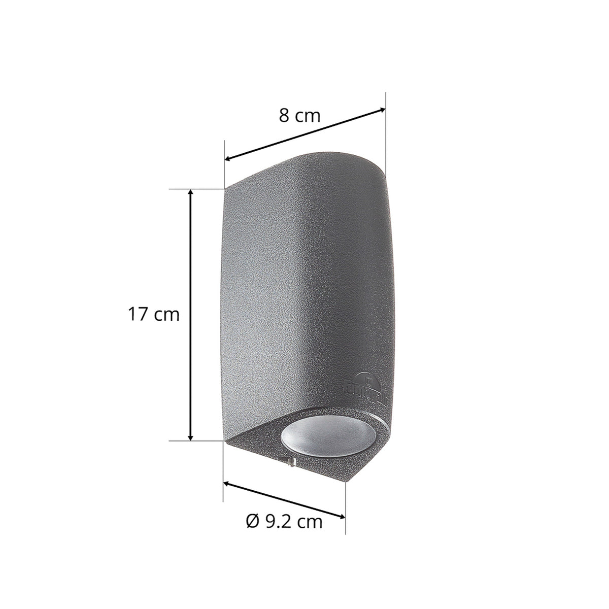 Fumagalli Außenwandleuchte Wandlampe LED schwarz GU10 Up Down Außenleuchte - 8031874226052