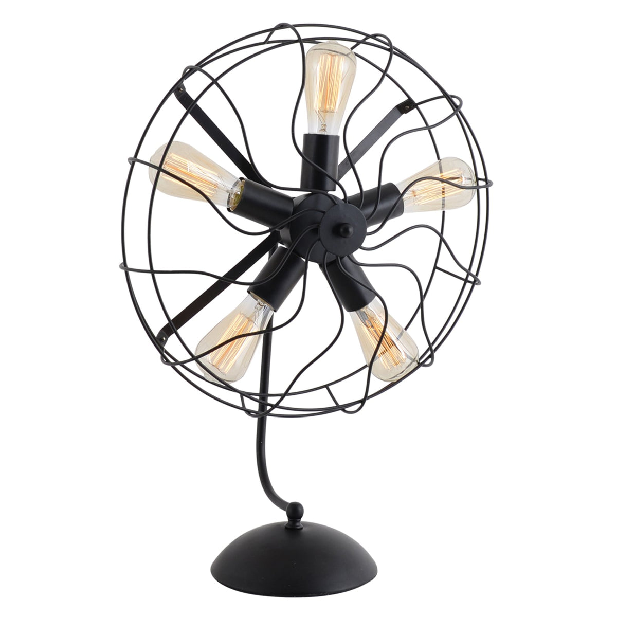 Näve Tischleuchte Lampe Metall ALEX Schwarz Beleuchtung Wohnzimmer Leuchte - 4003222845356