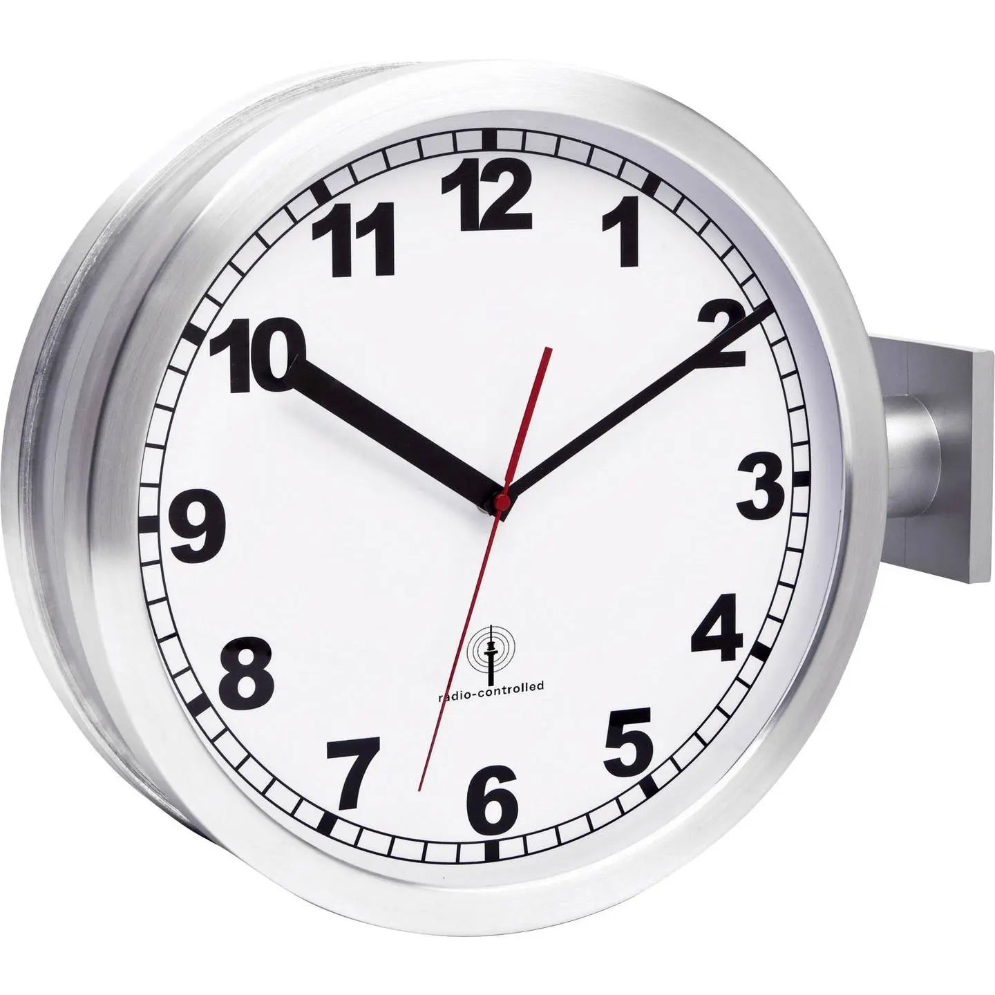 B-Ware Eurotime 91764 47 Funk Wanduhr Funkuhr Küchenuhr Uhr Wanduhr ø 40 Cm Alumin873 - 4044685500277