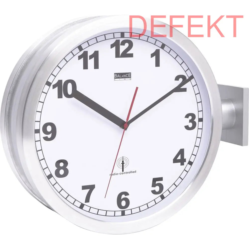 D-Ware Eurotime 91764 47 Funk Wanduhr Funkuhr Küchenuhr Uhr Wanduhr ø 40 Cm Defektware - 4044685500277
