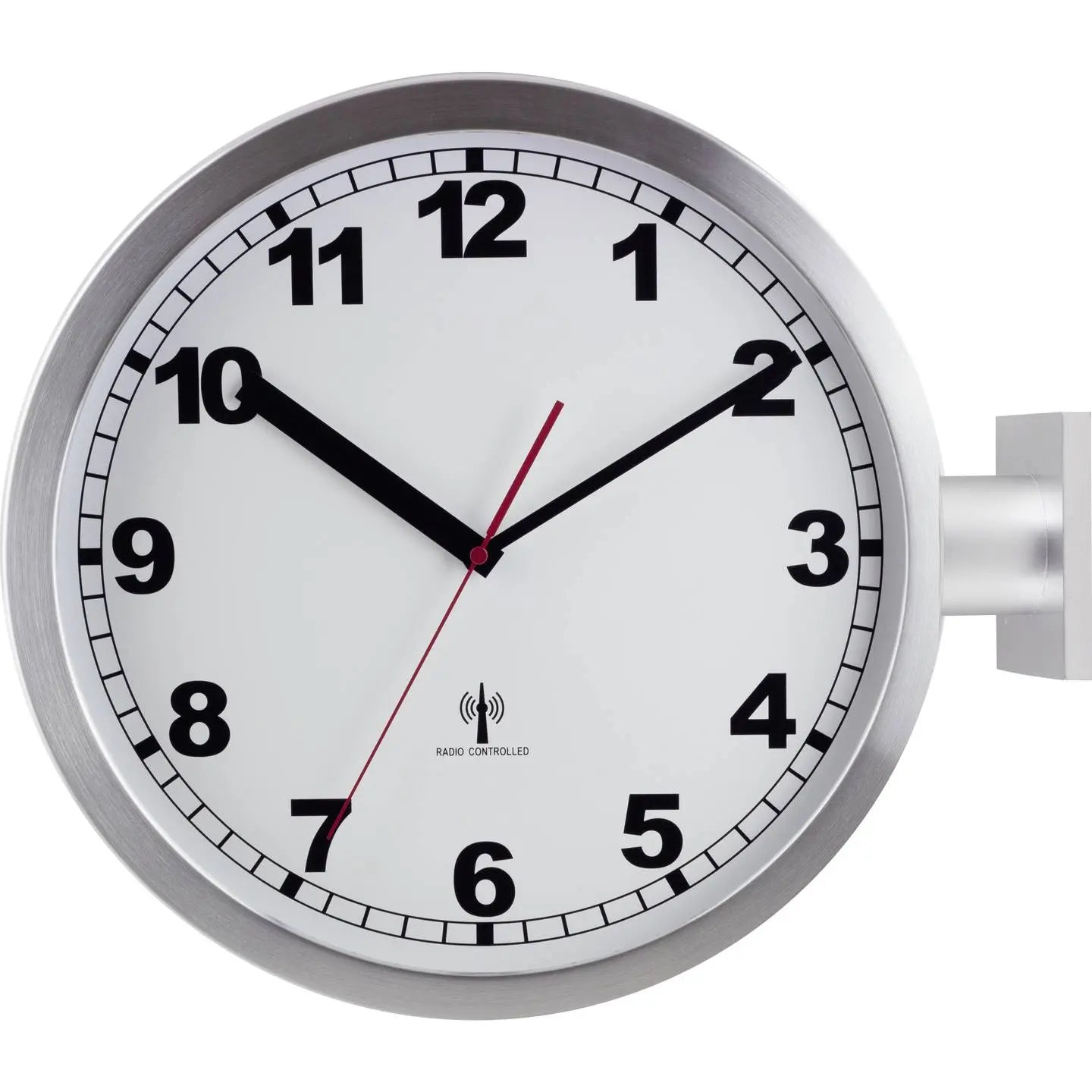 B-Ware Eurotime 91764 47 Funk Wanduhr Funkuhr Küchenuhr Uhr Wanduhr ø 40 Cm Alumin873 - 4044685500277